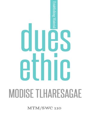 cover image of Dues Ethic
